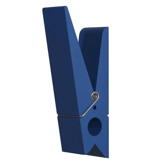 PINCE ALORS! Patère pince, bleu, Swabdesign