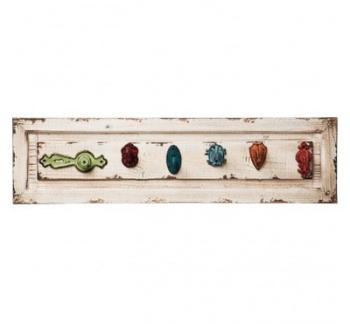 Porte manteau vintage 6 crochets Door