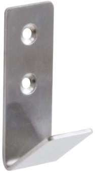 Patère Design 1 tête finition Inox Brossé Inox - H