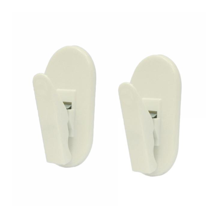 Crochet pince bloc blanc (x2) GPI Crochet pince bloc blanc (x2)