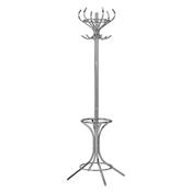 Porte-manteau perroquet en métal coloris chrome 62