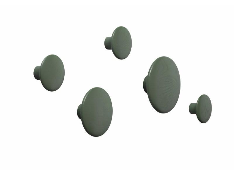 THE DOTS - PATÈRES EN BOIS ( Ø 13 cm) MUUTO (Coule
