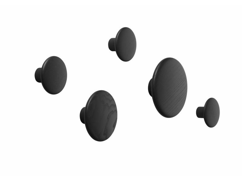 THE DOTS - PATÈRES EN BOIS ( Ø 9 cm) MUUTO (Couleu