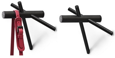 STICKS 2 PATERES EN BOIS, NOIR, NORMANN COPENHAGEN