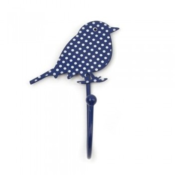 Patère murale forme Oiseau à pois - Couleur - Mari