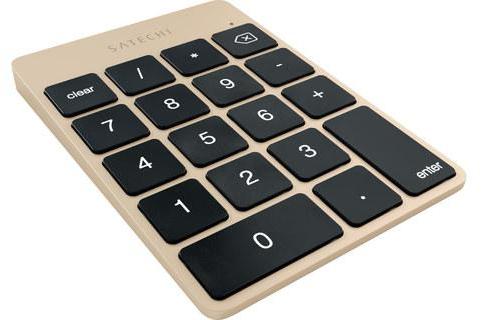 Satechi Slim Wireless Keypad Or - Pavé numérique B