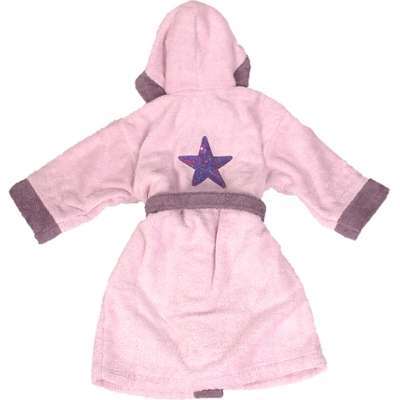Peignoir de bain Enfant Bicolore Capuche brodé STA