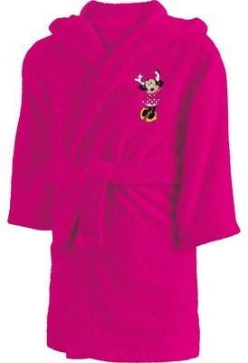 Peignoir à Capuche Coton Minnie Coeurs - Minnie Mo