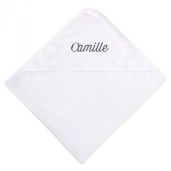 Cape de Bain Blanche Personnalisée Cape de Bain Blanche Personnalisée