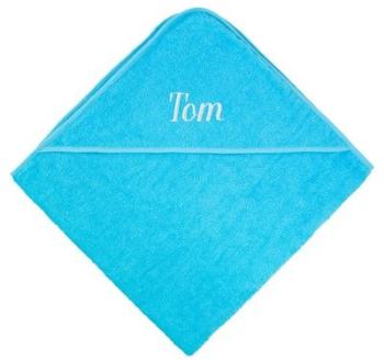 Cape de Bain Bleu Personnalisée Cape de Bain Bleu Personnalisée