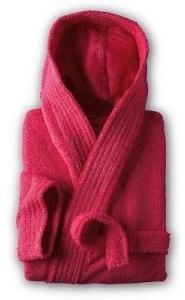 Peignoir enfant capuche fuchsia ? personnaliser