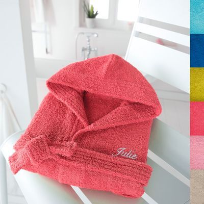 Peignoir-capuche pour enfant personnalisable 350 g