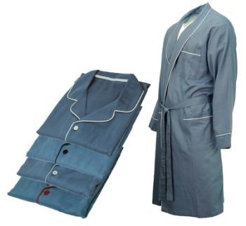 Robe de Chambre satin de coton Homme After Eight Robe de Chambre satin de coton