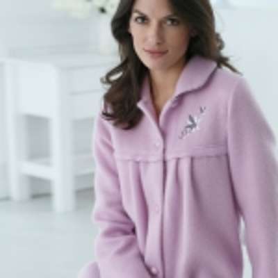 Peignoir uni maille Courtelle®
