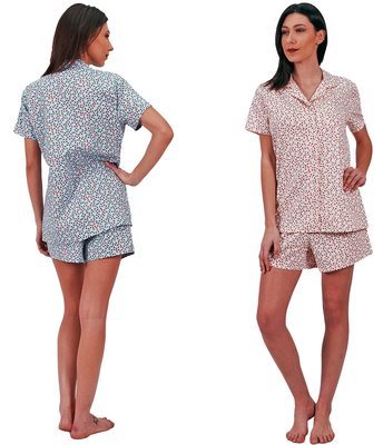 Pyjamas Femme ELISTA Satin de Coton