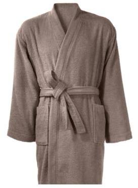 Peignoir de bain Gris XXL Peignoir de bain Gris XXL