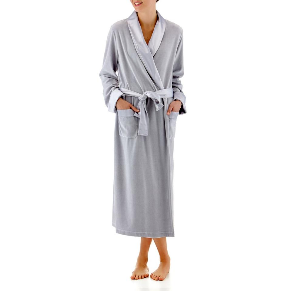 Peignoir 80% COTON 20% PL Gris