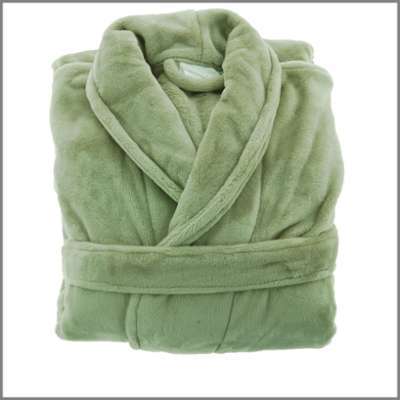 Peignoir Polaire Micro Sensoft Uni sous Pochette p