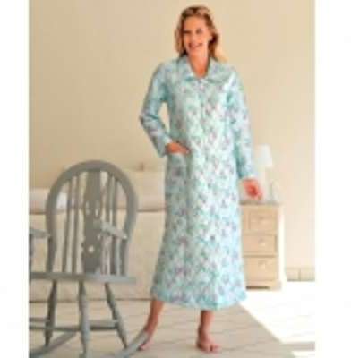 Peignoir long matelassé