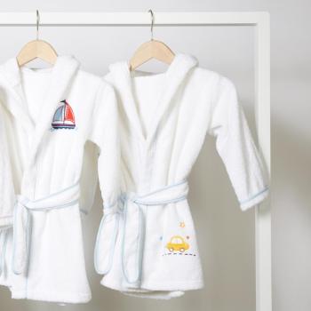 Peignoir de bain enfant à capuche motif Voiture 6