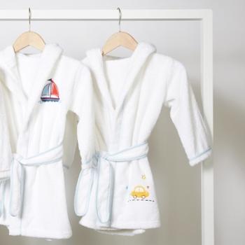 Peignoir de bain enfant à capuche motif Voiture 8