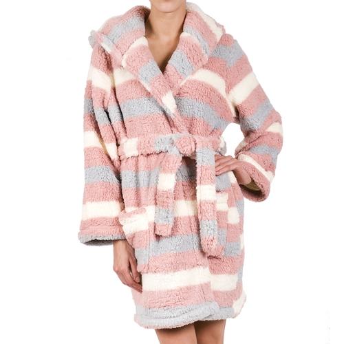 Peignoir Polaire Femme couleur - Rose, Taille - S