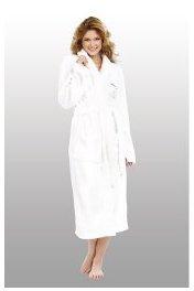 Peignoir confort blanc taille S