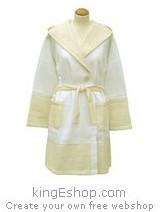 Peignoir nid d abeille femme S M L XL Peignoir nid d abeille femme