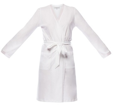 Peignoir Coton Blanc