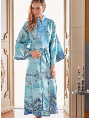 Le kimono Bassetti bleu Le kimono Bassetti bleu
