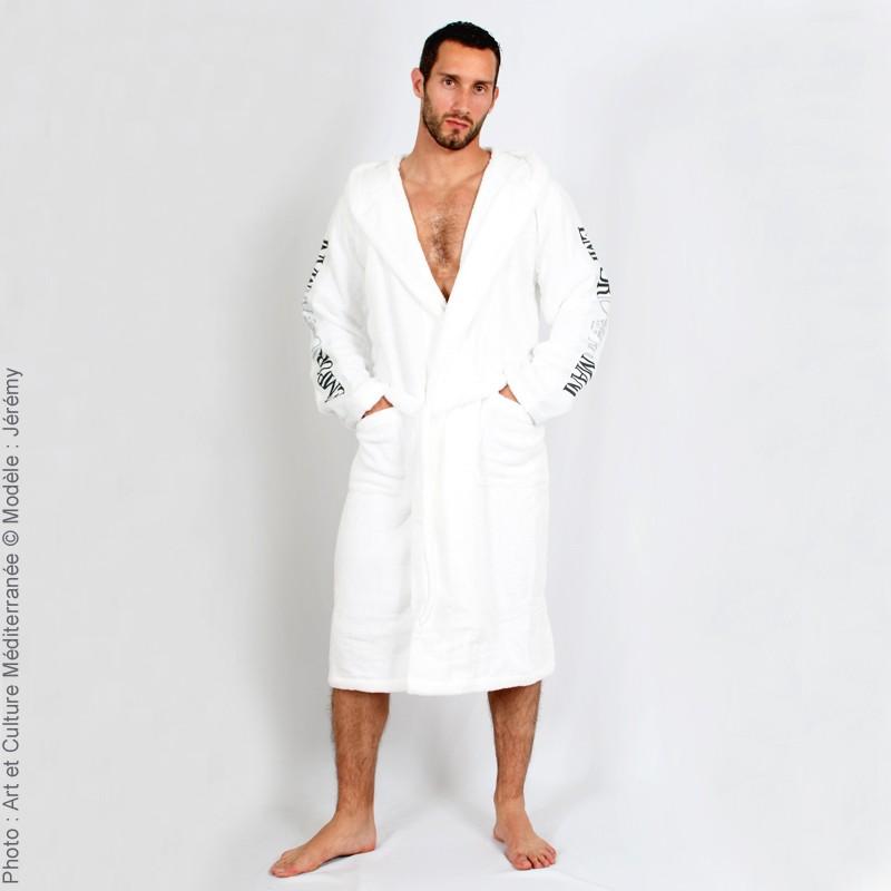 Armani Peignoir de Bain Capuche WhiteSponge 16
