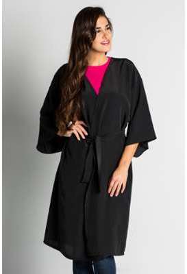 Peignoir Kimono de coiffeur kimono Noir