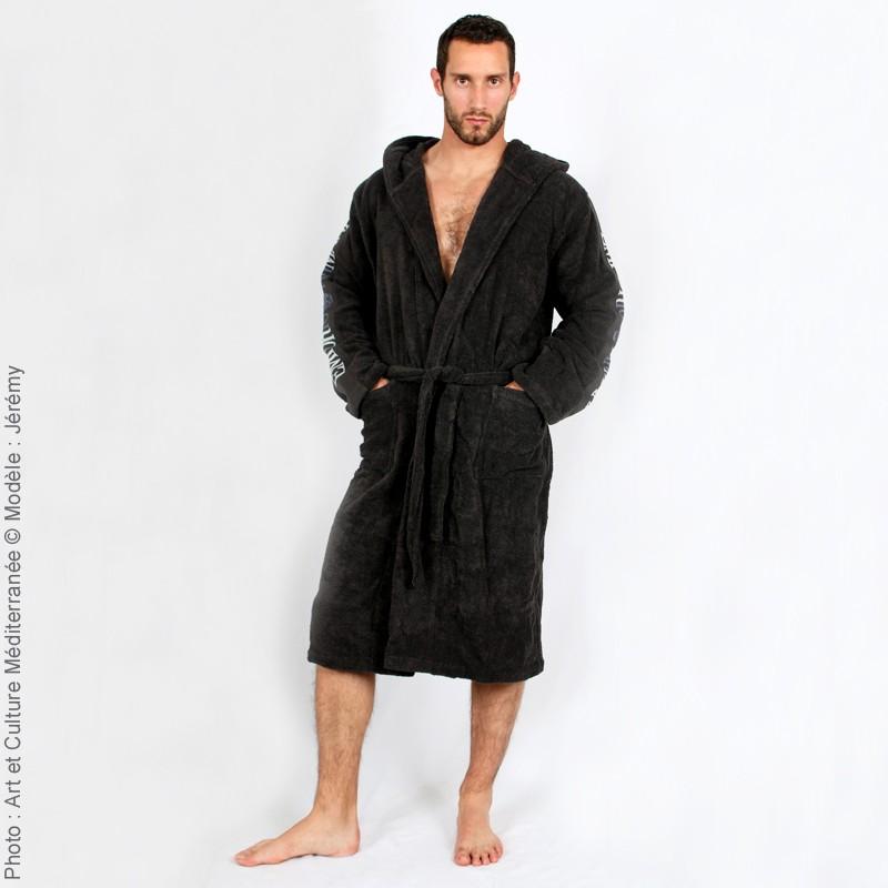 Armani Peignoir de Bain Capuche GreySponge 16