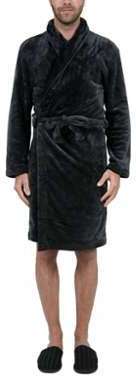 Peignoir velours homme Couleur - Gris Taille - S Peignoir velours homme Couleur