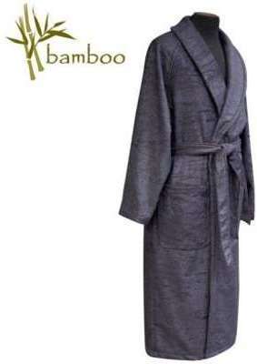 Yoshi Peignoir coton Bambou - Gris Yoshi Peignoir coton Bambou