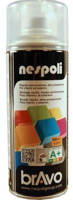 Bombe de VERNIS INCOLORE MAT en aerosol 400 ml