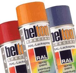 Bombe peinture Belton SpectRAL brillante RAL 1028 Jaune Bombe peinture Belton SpectRAL