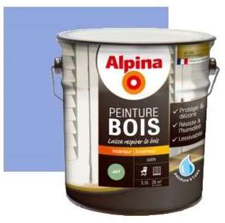 Peinture bois microporeuse 2,5L Bleu lavande - ALP