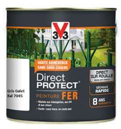 Peinture extérieure spécial fer Direct Protect brillant Peinture extérieure spécial