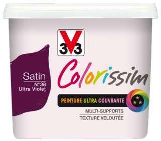 Peinture acrylique multi-supports Colorissim satin Peinture acrylique multi-supports