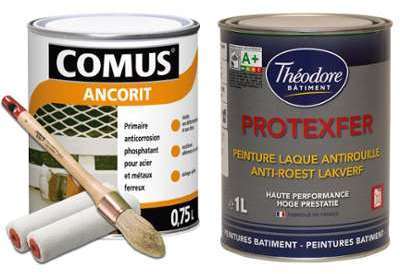 Pack solution peinture pour peindre le métal et le