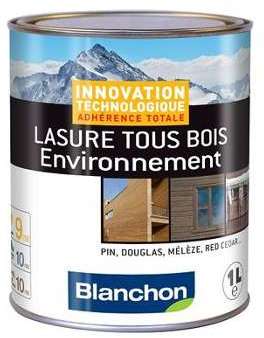 Lasure Tous Bois Environnement 1 Litre - BLANCHON CHENE Lasure Tous Bois Environnement