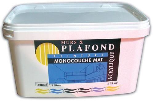 Peinture - mur et plafond - acrylique - monocouche
