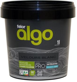 Algo mat velours (1L) : Peinture naturelle bio-sou