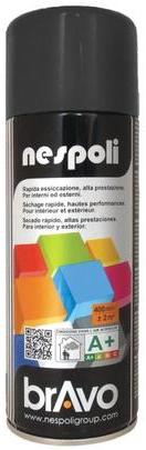 Bombe de peinture en aérosol 400 ml NOIR MAT Bombe de peinture en aérosol