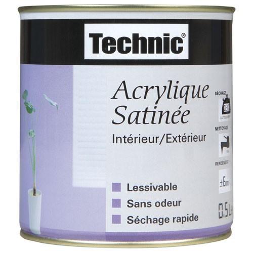 Peinture acrylique satinée - 2.5 L - taupe
