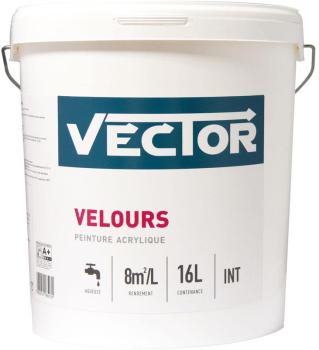 Peinture Vector Velours (16L) : peinture blanche t