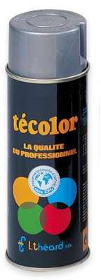 Bombe peinture noire mate spéciale haute températu