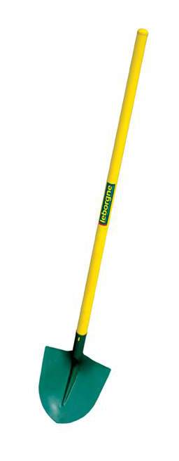 LEBORGNE - Pelle ronde tôle 29cm manche compositub