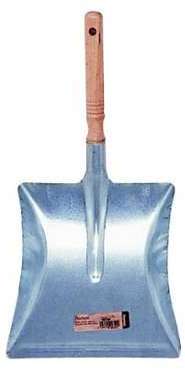 Pelle metal zinguee manche bois brut - BROSSERIE THOMAS Pelle metal zinguee manche
